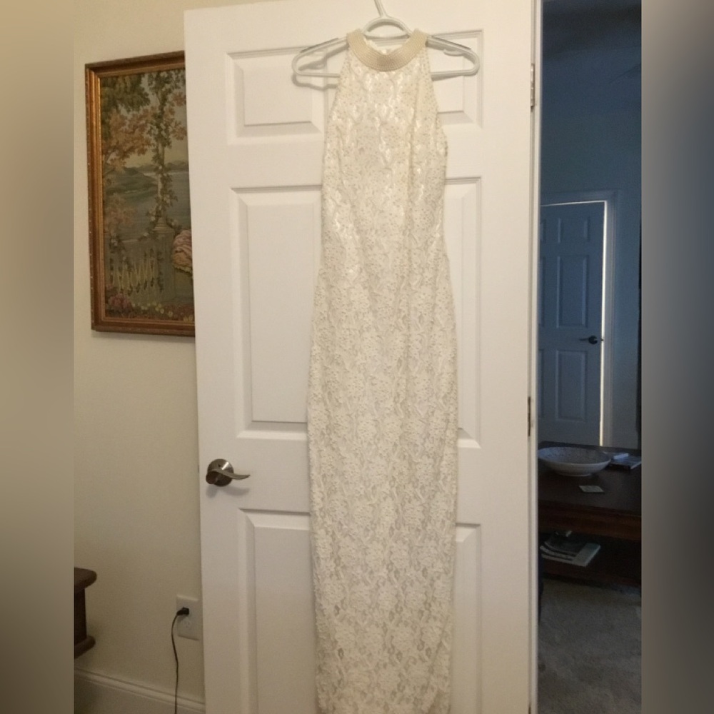 Beautiful beaded St Tropez evening gown